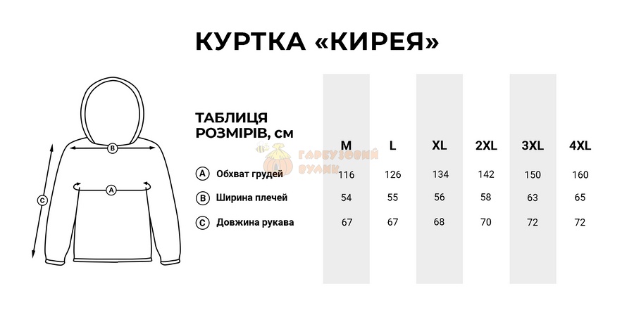 Куртка пасічника класична або "ЄВРО"-шапка (бязь) ТМ "Кирея" – фото