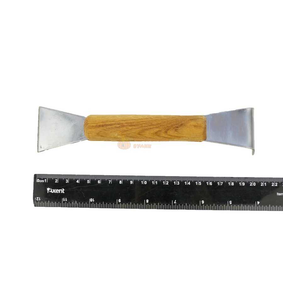 Стамеска пасічника 200 мм (нержавійка) дерев'яна ручка "АВВ-100" – фото