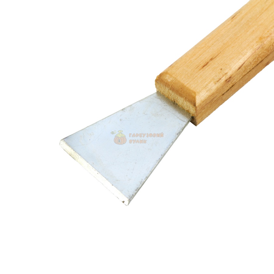 Стамеска пасічника 200 мм (оцинкована) дерев'яна ручка ТМ "Зemlyanoy" – фото