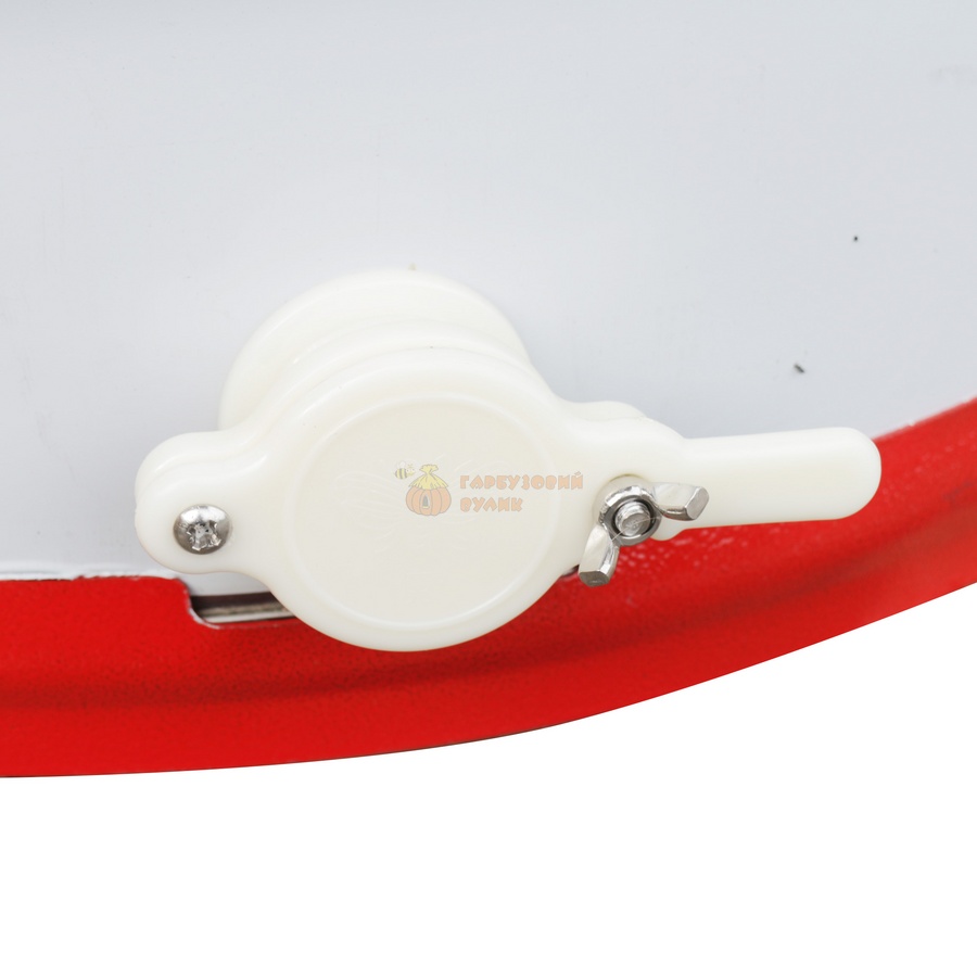 Медогонка 2-х рамкова поворотна (бак нержавіючий, касети сітчаті та деталі ротора порошкове фарбування, кран пластмасовий) "АВВ-100" – фото
