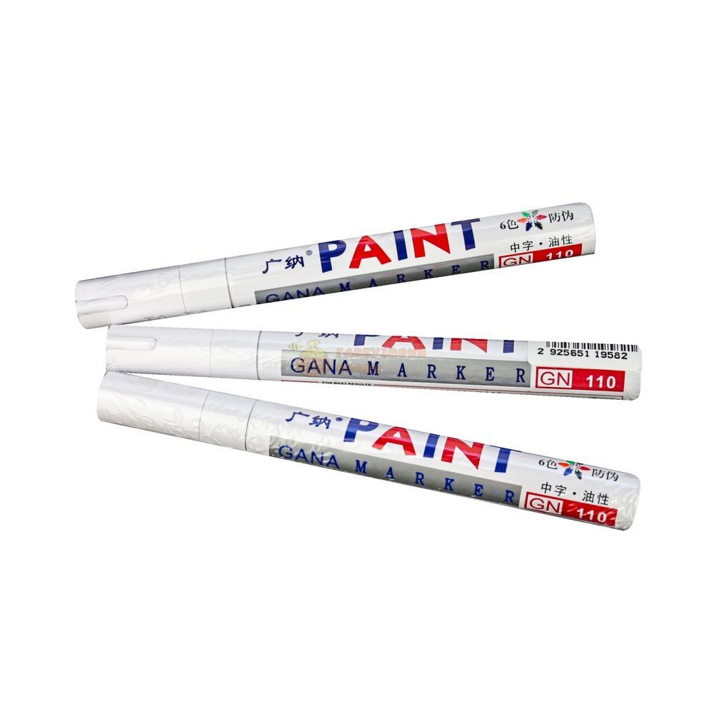 Маркер GANA PAINT 3mm (GN110) CHINA белый &ndash; фото