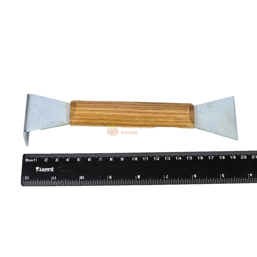 Стамеска пасічна 200 мм (оцинкована) дерев'яна ручка ТМ "Меліса-93" – фото