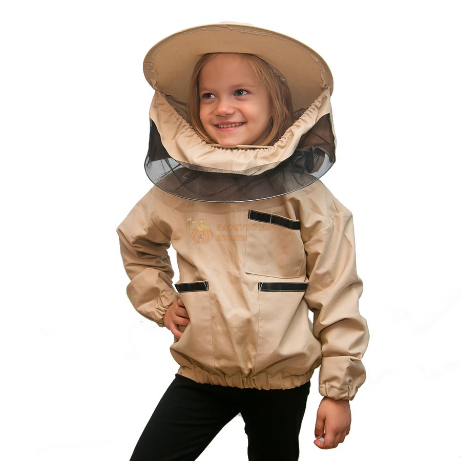 Куртка пасічника "класика"-шапка (100%-бавовна) (дитяча 110-150см) ТМ "Кирея" – фото