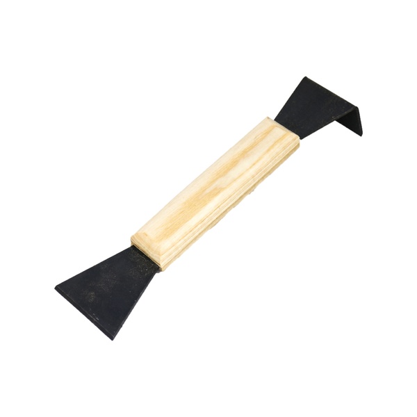 Стамеска пасічна 200 мм (чорна сталь) дерев'яна ручка ТМ "Меліса-93" – фото