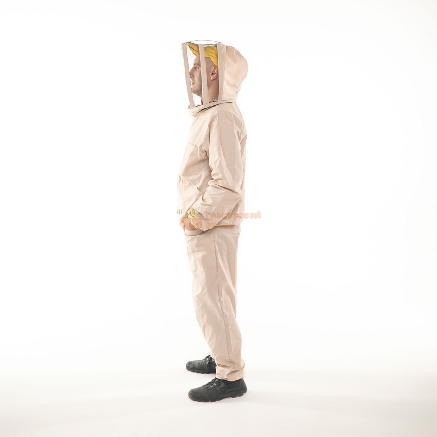Костюм пасічника "ЄВРО"-маска (куртка і штани бязь кольорова) ТМ "Кирея" – фото