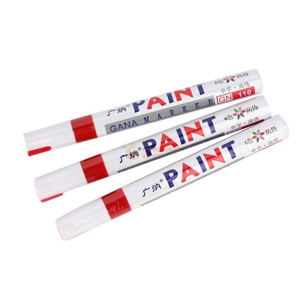 Маркер GANA PAINT 3mm (GN110) CHINA красный &ndash; фото