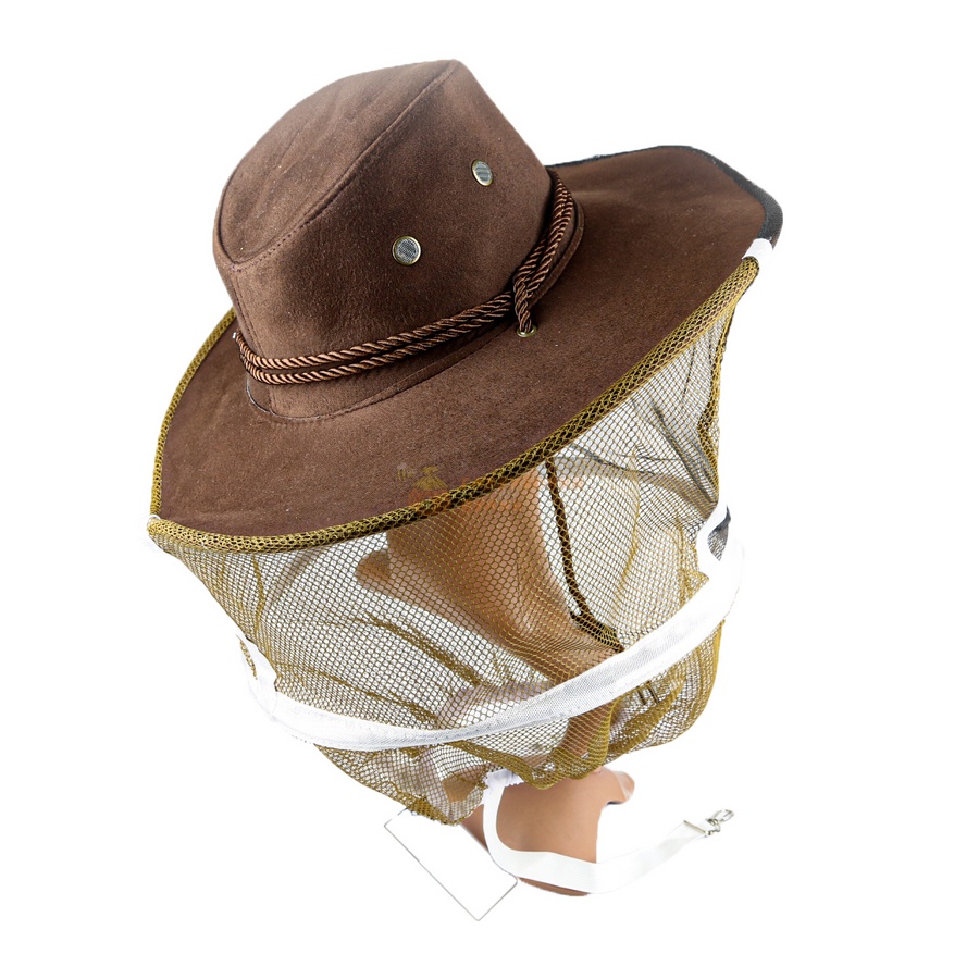 Ковбойський капелюх для бджоляра з підтяжками – фото