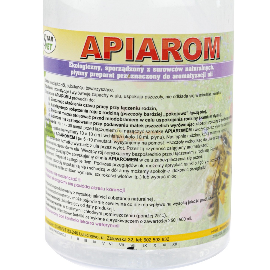 Препарат для ароматизації і дезинфекції вулика APIAROM (500мл) спрей – фото