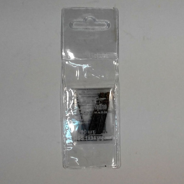 Свердло по металу HSS, з титан покрит.1,0 мм (за шт)(уп10шт) – фото