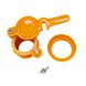 Клапан (кран) пластиковий (оранжевий) O 45 мм – зображення 3