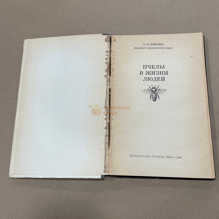 Книга "Пчелы в жизни человека " Иойриш Н.П. Киев "Урожай" 1969-183с. – фото