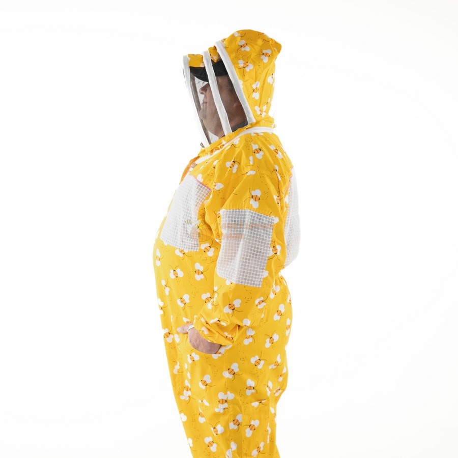 Комбінезон пасічника "жовті бджілки" з вентиляцією (бавовна) "KennerBee" – фото