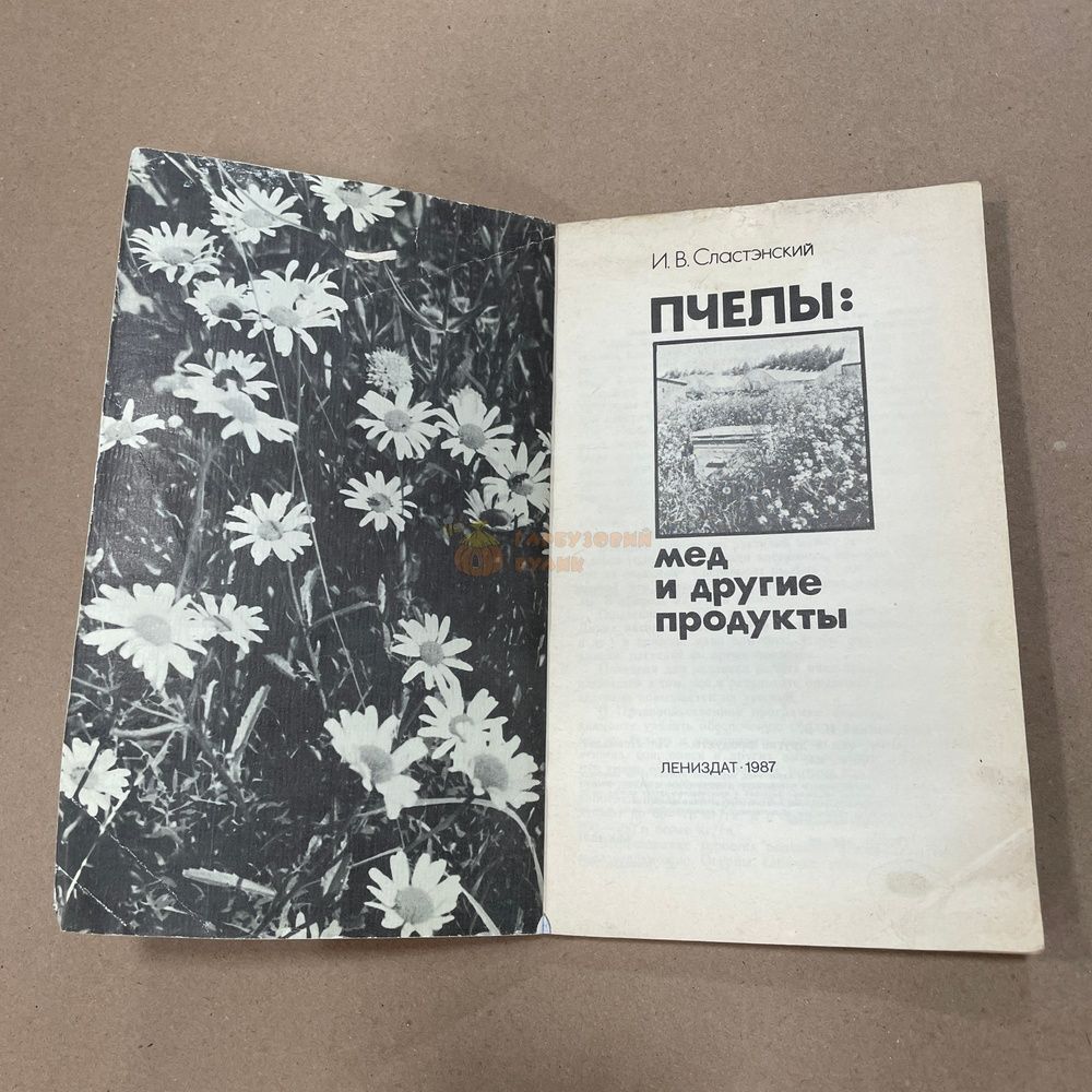Книга "Пчелы: мед и другие продукты" Сластэнский И.В. Лениздат 1987.-160с. &ndash; фото