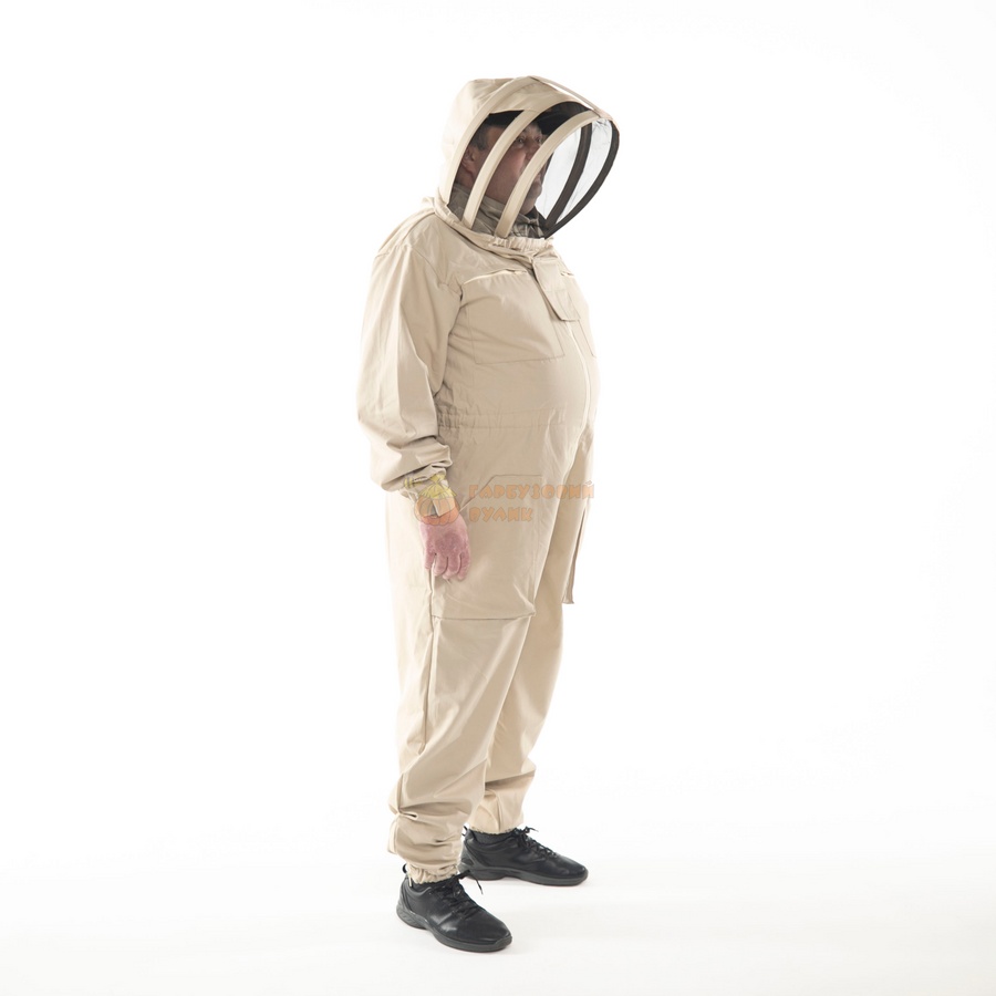 Комбінезон бджоляра (р.46/XS) "ЄВРО"-шапка (100%-коттон) ТМ "Кирея" – фото