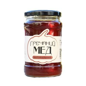 Мед гречаний 0,26л./с/б (фасований 0,38кг.) &ndash; фото