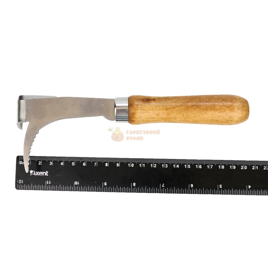 Стамеска пасічна 190 мм з дерев'яною ручкою – фото