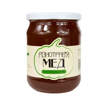 Мед лісовий 0,46л. (скло/банка фасований 0,7кг.) &ndash; фото