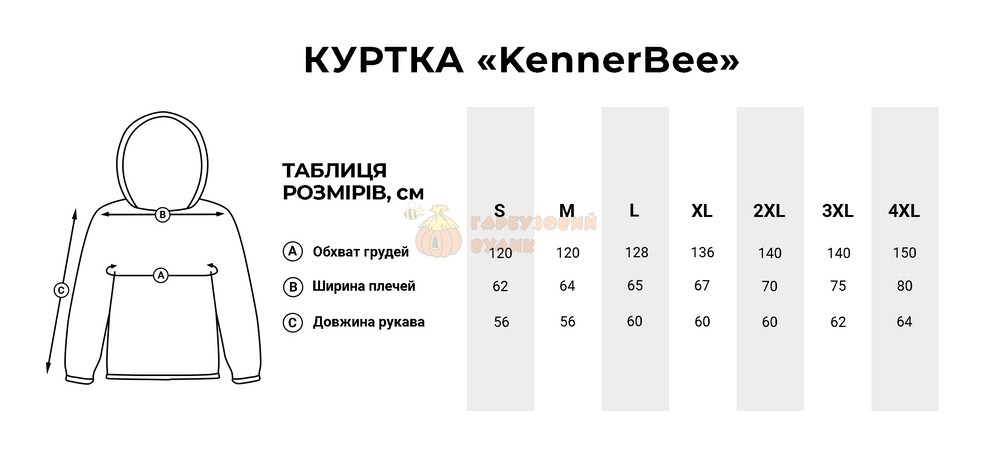 Куртка пасічника "жовті бджілки" вентильована (бавовна) "KennerBee" – фото