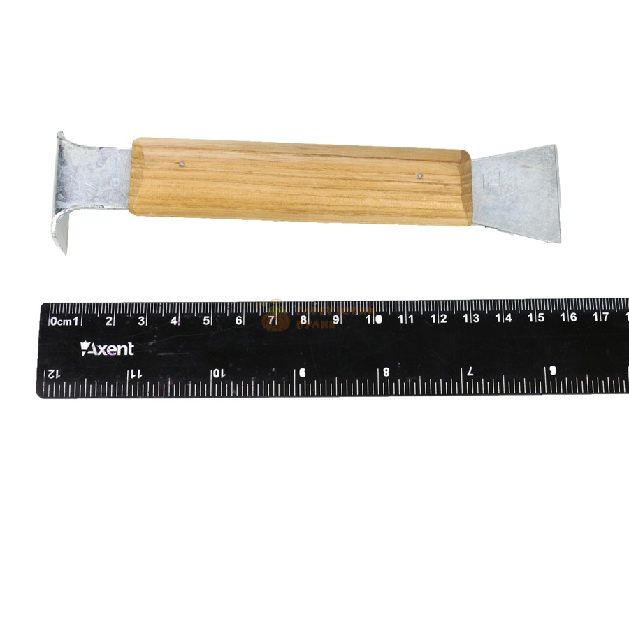 Стамеска пасічна 160 мм (оцинкована) дерев'яна ручка ТМ "Меліса-93" – фото