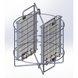 Медогонка 2-х рамкова поворотна (бак, касети сітчаті та деталі ротора нержавіючі, кран пластмасовий) "АВВ-100" – зображення 9