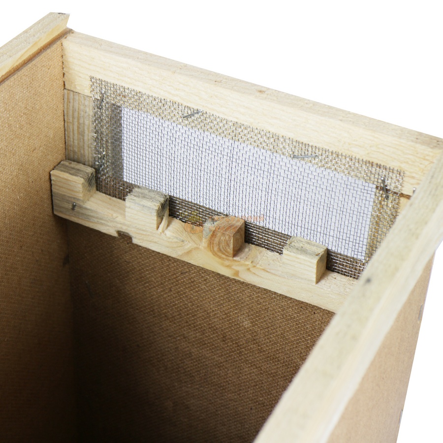 Ящик для бджолопакетів 4-рам "Дадан" (зсувна кришка) – фото
