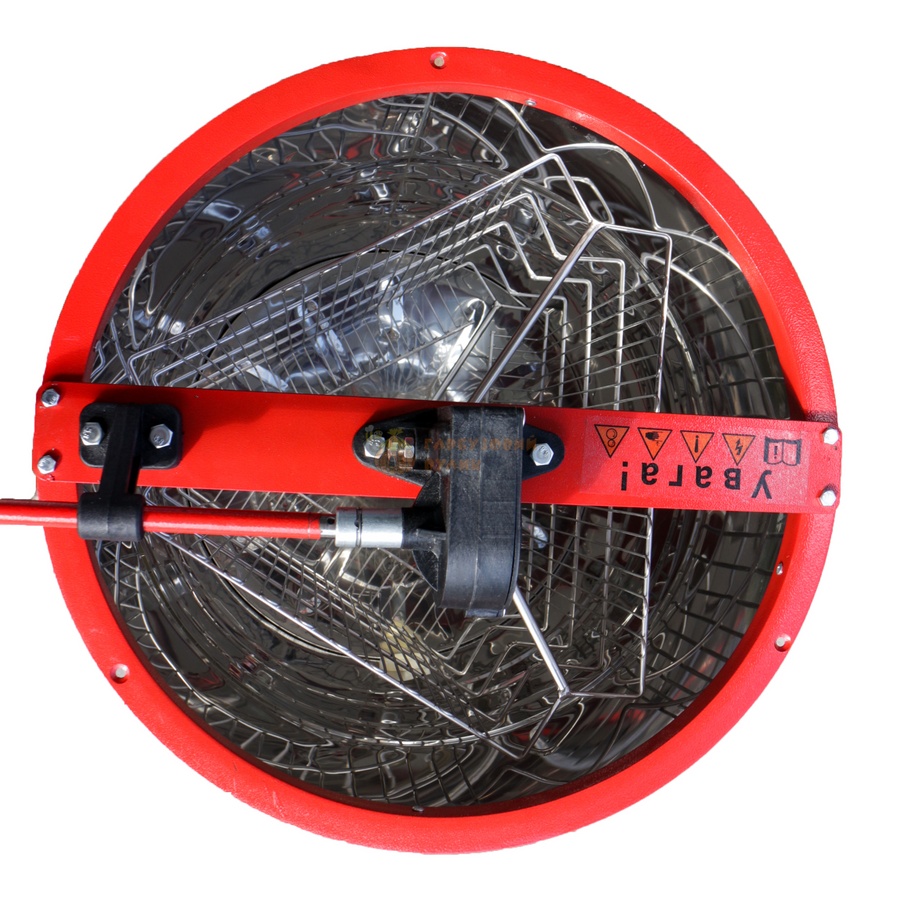 Медогонка 3-х рамкова неповоротна (бак, касети та деталі ротора нержавіючі, кран пластмасовий) "АВВ-100" – фото