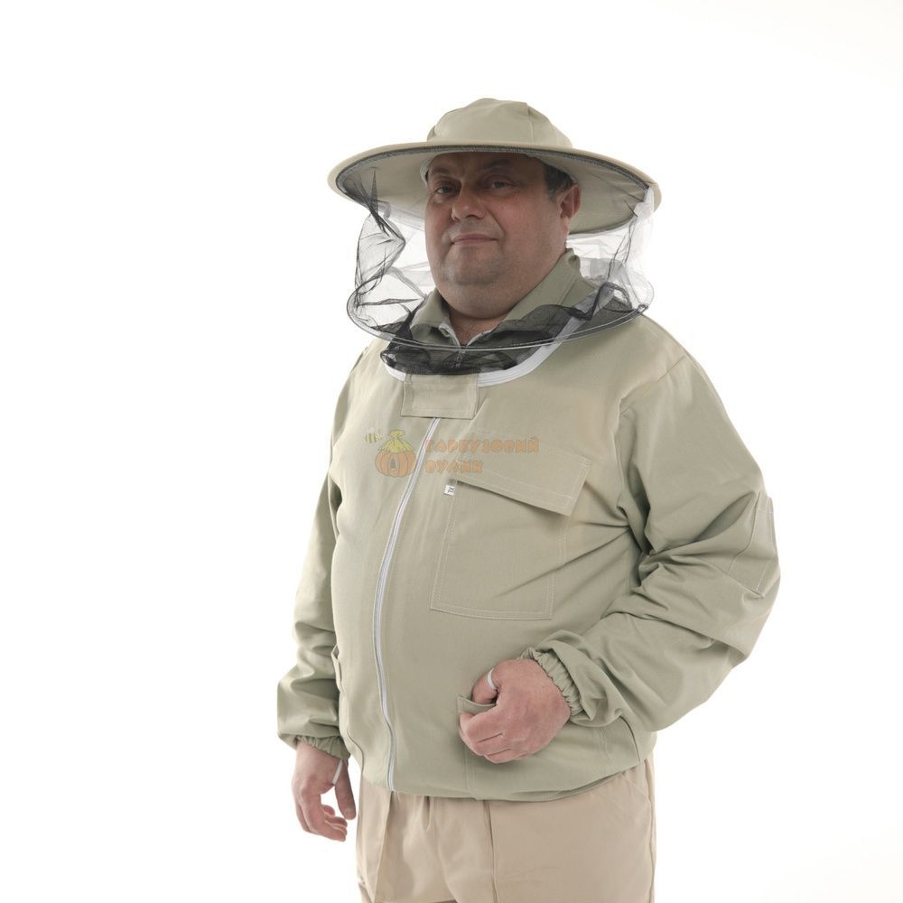 Куртка бджоляра "ADAMEK" (на замочок) 56p/XXL (100%бавовна) &ndash; фото