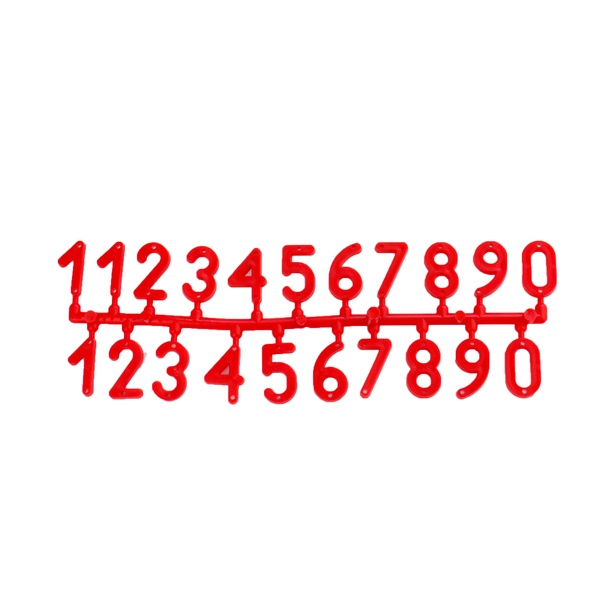 Цифри на планці малі (комплект 1-12) – фото