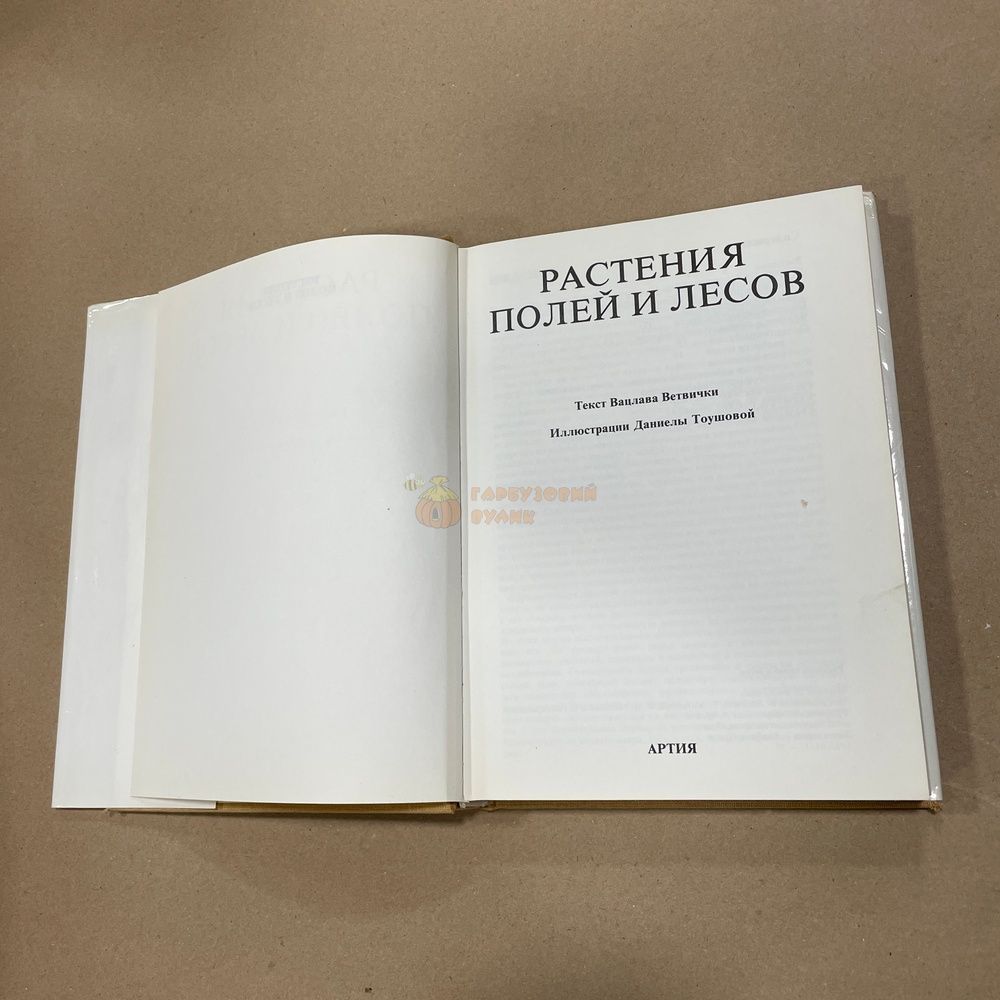 Книга "Растения полей и лесов" Вацлав Ветвичка Прага "Артия" 1987.-224с. &ndash; фото